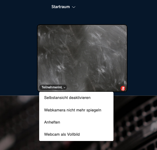 Webcam anheften"