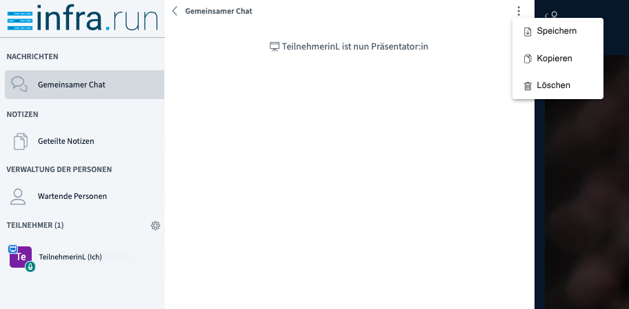 Chateinstellungen