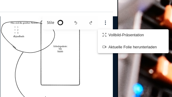 Aktuelle Folie herunterladen